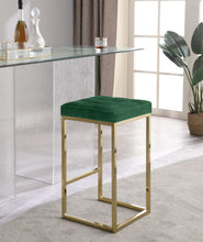 Load image into Gallery viewer, Nicola Green Velvet Stool