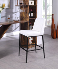 Load image into Gallery viewer, Bryce White Faux Leather Stool