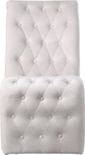 Load image into Gallery viewer, Curve Cream Velvet Dining Chair
