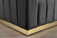 Load image into Gallery viewer, Marlon Grey Velvet Loveseat