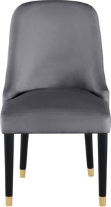 Omni Grey Velvet Dining Chair