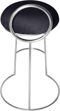 Load image into Gallery viewer, Ring Black Velvet Counter Stool