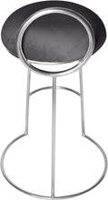 Load image into Gallery viewer, Ring Grey Velvet Counter Stool