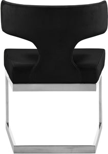 Alexandra Black Velvet Dining Chair