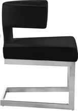 Load image into Gallery viewer, Alexandra Black Velvet Dining Chair