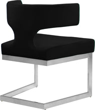 Load image into Gallery viewer, Alexandra Black Velvet Dining Chair