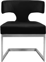Load image into Gallery viewer, Alexandra Black Velvet Dining Chair