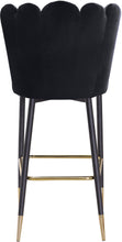 Load image into Gallery viewer, Lily Black Velvet Stool