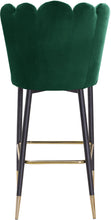 Load image into Gallery viewer, Lily Green Velvet Stool
