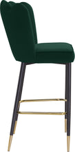 Load image into Gallery viewer, Lily Green Velvet Stool