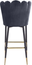 Load image into Gallery viewer, Lily Grey Velvet Stool