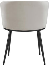 Load image into Gallery viewer, Skylar Cream Velvet Dining Chair