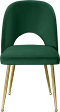 Load image into Gallery viewer, Logan Green Velvet Dining Chair