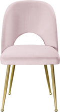 Load image into Gallery viewer, Logan Pink Velvet Dining Chair