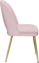 Load image into Gallery viewer, Logan Pink Velvet Dining Chair
