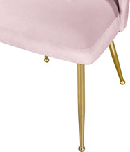Load image into Gallery viewer, Logan Pink Velvet Dining Chair