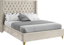 Load image into Gallery viewer, Barolo Cream Velvet Full Bed