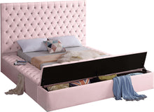 Load image into Gallery viewer, Bliss Pink Velvet King Bed (3 Boxes)