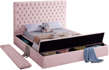 Load image into Gallery viewer, Bliss Pink Velvet King Bed (3 Boxes)