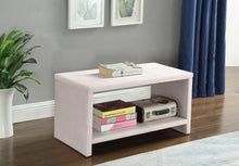 Load image into Gallery viewer, Cleo Cream Velvet Night Stand