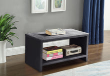 Load image into Gallery viewer, Cleo Grey Velvet Night Stand