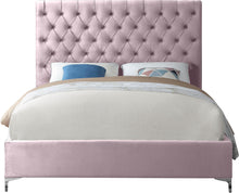 Load image into Gallery viewer, Cruz Pink Velvet Full Bed