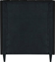 Load image into Gallery viewer, Eva Black Velvet Twin Bed