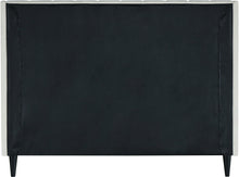 Load image into Gallery viewer, Eva Cream Velvet Queen Bed