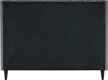 Load image into Gallery viewer, Eva Grey Velvet Queen Bed