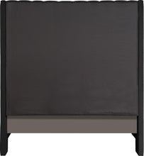 Load image into Gallery viewer, Fritz Black Velvet King Bed