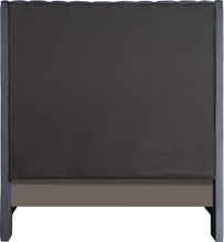 Load image into Gallery viewer, Fritz Grey Velvet Full Bed