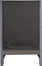 Load image into Gallery viewer, Fritz Grey Velvet Twin Bed
