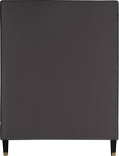 Load image into Gallery viewer, Harlie Black Velvet Twin Bed