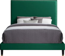 Load image into Gallery viewer, Harlie Green Velvet King Bed