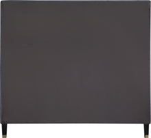 Load image into Gallery viewer, Harlie Grey Velvet Full Bed