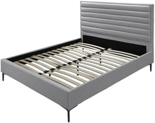 Load image into Gallery viewer, Hunter Grey Linen Queen Bed