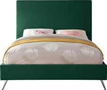 Load image into Gallery viewer, Jasmine Green Velvet King Bed