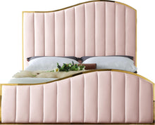 Load image into Gallery viewer, Jolie Pink Velvet King Bed (3 Boxes)