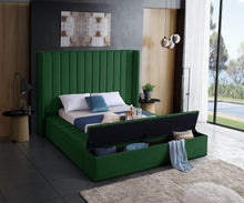 Load image into Gallery viewer, Kiki Green Velvet Full Bed (3 Boxes)