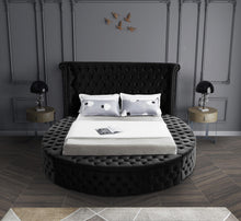 Load image into Gallery viewer, Luxus Black Velvet King Bed (3 Boxes)