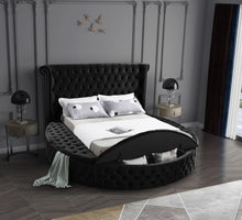 Load image into Gallery viewer, Luxus Black Velvet Full Bed (3 Boxes)