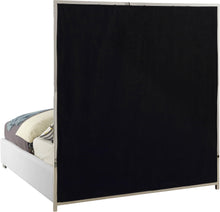 Load image into Gallery viewer, Milan White Faux Leather King Bed