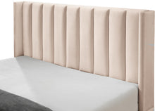 Load image into Gallery viewer, Nadia Pink Velvet Queen Bed