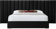 Load image into Gallery viewer, Pablo Black Velvet Queen Bed