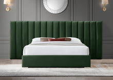 Load image into Gallery viewer, Pablo Green Velvet King Bed