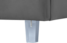 Load image into Gallery viewer, Rainbow Grey Velvet Full Bed