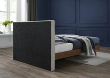 Load image into Gallery viewer, Vance Beige Linen Fabric Queen Bed (3 Boxes)