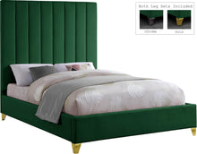 Load image into Gallery viewer, Via Green Velvet King Bed
