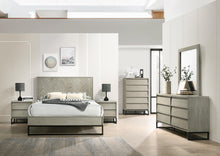 Load image into Gallery viewer, Weston Grey Stone Night Stand