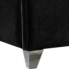 Load image into Gallery viewer, Zuma Black Velvet Full Bed